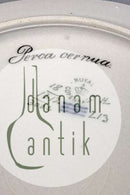 Royal Copenhagen Blå Fisketallerken med Guld No 1212/3002.