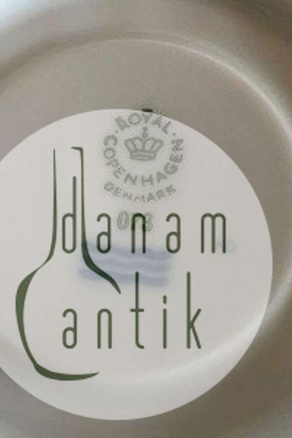 Royal Copenhagen Fairytale Terracotta Coffe Cup with Under Cup No 073, No 072