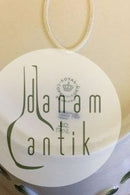 皇家哥本哈根绿花焊接的无盖盘子 No 1702