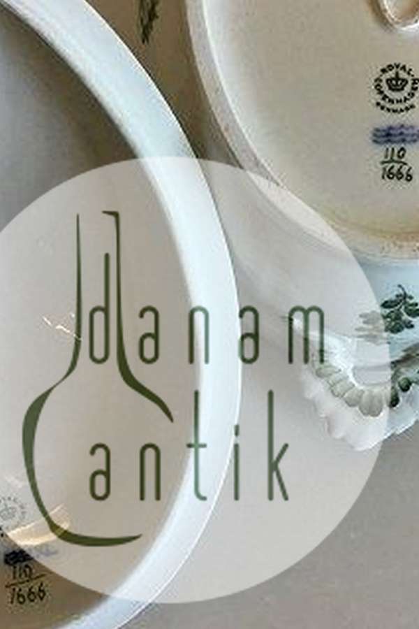 ロイヤルコペンハーゲン グリーンフラワーテュリーン No 1666