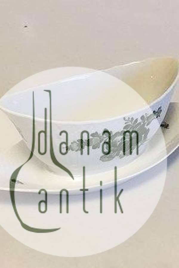 皇家哥本哈根绿花焊接睡碗 No 1651