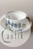 Royal Copenhagen Blå Blomst Flettet Tekop og Underkop No 8269