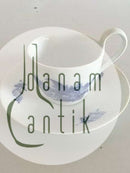 Royal Copenhagen Kaffekop og Underkop med Tyk Kant No 8193