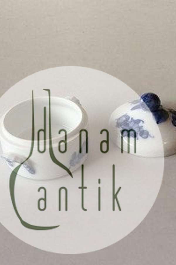 ロイヤルコペンハーゲン ブルーフラワー 編み込みシュガーボウル 蓋