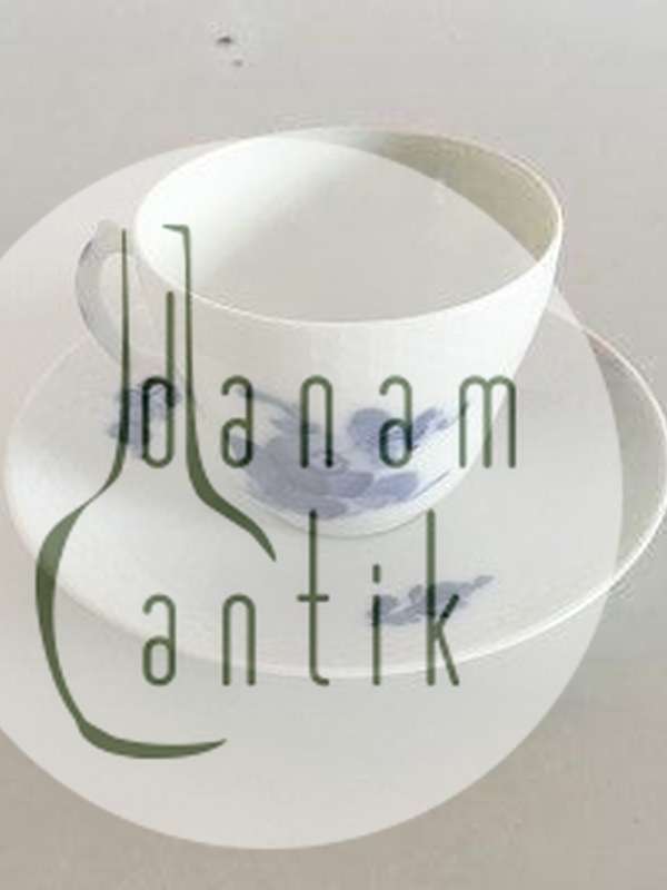 Royal Copenhagen Blå Blomst Flettet Mokka kop No 8046