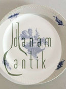 Royal Copenhagen Blå Blomst Flettet Stort Rundt Fad No 8013