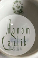 皇家哥本哈根蓝色花朵芥末罐No 8570带盖子No 8586