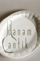 Royal Copenhagen White Blue Flower Angular Large Oval Serving Dish No 8541