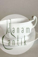 Royal Copenhagen White Blue Flower Angular Sauce Boat No 8537