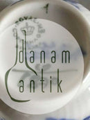 Royal Copenhagen Blå Blomst Svejfet kaffekop og Underkop No 1870