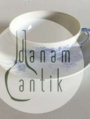 Royal Copenhagen Blå Blomst Svejfet Tekop No. 1551