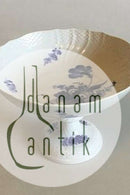 Royal Copenhagen Blå Blomst Svejfet Kageopsats No 1528