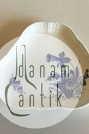 Royal Copenhagen Blå Blomst Svejfet Trekantet Fad No 1526