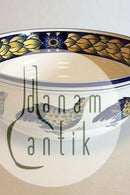 Royal Copenhagen Blå Fasan Kæmple Champagne Bowle/  Køler