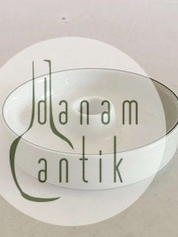 Royal Copenhagen Blåkant Lysestage/Låg No 3091