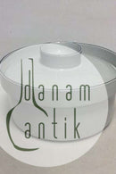 Royal Copenhagen Fajance Blå Kant Lågskål med låg no 3086