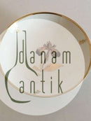 Royal Copenhagen Brown Iris Cake Bowl on Short Foot No 9269