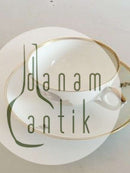 Royal Copenhagen Brun Iris Tekop og Underkop No 9186