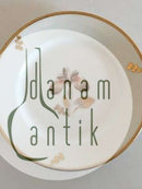 Royal Copenhagen Brown Iris Cake Plate No 9055.