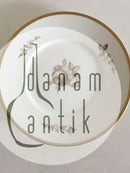 Royal Copenhagen Brauner Rosenteller Nr. 10520