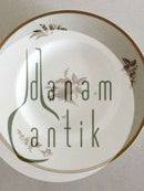 Royal Copenhagen Royal Brown Rose Speiseteller Nr. 688/10515