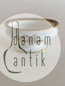 Royal Copenhagen Brown Rose Saltbowl / Butter Cup No 9164