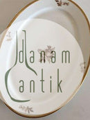 Royal Copenhagen Brown Rose Serving Tray No 9009