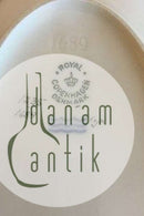 Royal Copenhagen Creme Svejfet med Guld (Stel 1235) Lille Ovalt fad No 1689