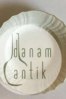 Royal Copenhagen Creme Svejfet med Guld (Stel 1235) Spisetallerken No 1621