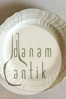 Royal Copenhagen Creme Wrought mit Gold (Set 1235) Große runde Schale Nr. 1563