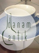 Bing & Grondahl Blauton Hotel Frühstückstasse/Tasse und Untertasse Nr. 746