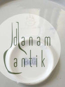 Bing & Grøndahl Dickens Sommerfugl med Guld Rundt Fad