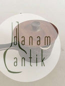 Bing & Grøndahl Kronjyden Brun Azur Saucekande med Trælåg