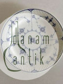 Bing & Grøndahl Blåmalet Musselmalet Riflet Kagetallerken