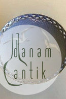 Bing & Grøndahl Måge med Guld Kageopsats med gennembrudt kant