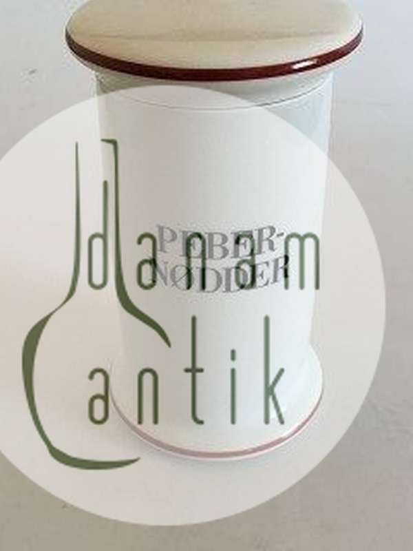 Bing og Grøndahl Pebernødder Krukke No. 494 fra Apotekerserien