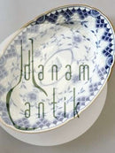 Bing & Grondahl Dickens Butterfly with Gold Oval Serving Dish No 375