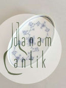 Bing & Grondahl Blue Traditional Blue Fluted Tea Bag Tray No 334