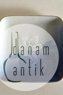 Bing & Grondahl Christmas Rose Square Assiette with Gold No 333