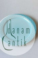 Bing & Grondahl Stoneware Mint Green Cordial/Palet Lunch Plate No 326