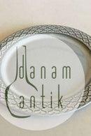 Bing og Grøndahl/Kronjyden Grå Cordial Frokosttallerken No. 326