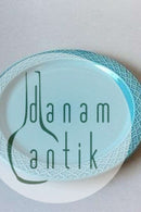 Bing & Grondahl Stoneware Mint Green Cordial/Palet Round Cake Tray No 304