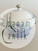 Bing & Grøndahl Julerose Stor Sukkerskål med Hanke No 94