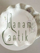 Bing & Grøndahl Rund Asiet med Lilla Blomst No 42B