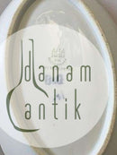 Bing & Grøndahl Dickens Sommerfugl med Guld Ovalt Serveringsfad No 38