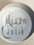 Sjælden Bing & Grøndahl Måge med Guld Fiske Middags Tallerken No 25 Løjer