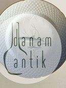 Sjælden Bing & Grøndahl Måge med Guld Fiske Middags Tallerken No 25 Sild