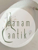 Bing & Grøndahl Ovalt Serveringsfad med Lilla Blomst