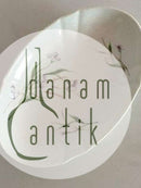 Bing & Grøndahl Ovalt Sættefad med Lilla Blomst