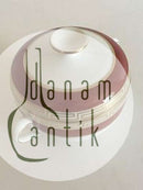 Bing & Grøndahl Wagner Sukkerskål No 94. Vinrød og Guld Bord.